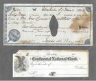 17 Bank Checks 1862-1901