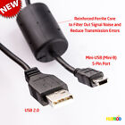 Lot Of 3 3ft Mini Usb Data Sync Charger Charging Cable Cord Satnavs  Dash Cam
