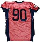 2011 Tri-cities Fever Game Worn Signed Pink Jersey  90 Ifl Football Xxl