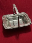 Large George Iii Old Sheffield Plated Handled Cake Basket W shell Border C 1810s