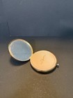 Vintage Gold Tone Powder Compact Locket Pendant - 114