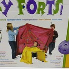 Crazy Forts 69 Piece Construction Toy Blanket Fort Building Set Tent Complete