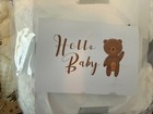 Newborn Baby Gift Set Bear Suitcase     Hello Baby Shower Gift Basket W  Blanket