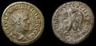 Philip I 1st Christian Emperor  Eagle  Tetradrachm Scarce Prieur 448  Roman Coin