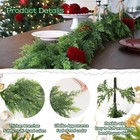 6ft Artificial Cedar Garland Real-touch Decor