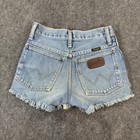 Vintage Wrangler Cut-off Distressed Shorts 27 Waist Made In Usa