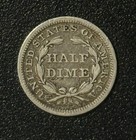 1848 Liberty Seated Half Dime Very Fine Vf 214023