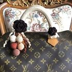 Crochet Handle Cover For Lv Speedy  Cream Size25 30 35