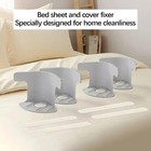 4 Pcs Heavy Duty Bed Sheet Corner Tightener Clips High-quality Durable Grippers