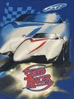 Vintage Speed Racer Shirt Youth Kid Sl 14-16 Blue Graphic Short Sleeve Y2k