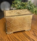 Vintage 1970s Florentine Style 2-drawer Jewelry Box   Wood Trinket Chest  