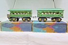 Ives Prewar O Gauge Blue Comet Express Cars W obs  Circa 1929