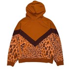 Adidas X Farm Rio Hoodie Women   s 3x Brown Animal Print Oversized Batwing