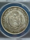 El Salvador - 1 Peso - 1908  bamba  Ef 40