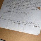 1851 Worthington Ma Genealogy Letter  Ebenezer Healy Esther Parsons Chesterfield