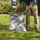 Steelsak Heavy Duty Large Trash Bags  Gray  Unscented  39 Gallon  30 Count