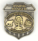 2016 Great Smoky Mountains National Park Junior Ranger Badge By Hogeye