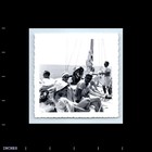 Old Vintage Square Photo Men Women Group Aboard Boat Sailboat Yacht Picture