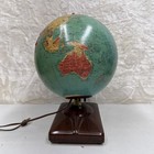 Vintage 1953 Replogle 10  Precision Globe Illuminated Lighted Works  see Pics 
