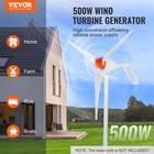 Vevor 500w Wind Turbine Generator 12v 3-blade Wind Turbine Kit   Mppt Controller