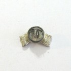 Double Usa American Flag Lapel Pin Enamel  75 In Silver