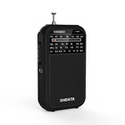 2pcs Am fm sw Portable Mini Radio Small Speaker Battery Powered Great Receiver