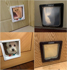 Extra Large 4-way Locking Cat Door Weatherproof Pet Flap For Doors Walls