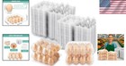 100 Packs Egg Cartons Cheap Bulk Plastic For 12 Eggs Clear Egg Cartons