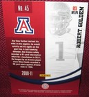 2016 Panini Arizona Wildcats  45 Robert Golden