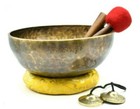 Authentic Full Moon Singing Bowl     13   33 Cm  Handmade Tibetan Bowl For Healing