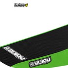 1982-2002 Kawasaki Kx 60 Seat Cover Gripper   Green Sides   Black Top    115