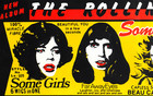 The Rolling Stones  some Girls  1978 Uk Record Promo Poster  9 x30 