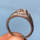 Extremely Very Rare Ancient Roman Silver Ring Vintage Intaglio Stunning