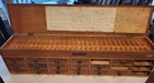 Antique  henry Paulson  Large Oak 21 Drawer Watch Parts Cabinet Hinged Top 23 5 