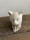 Cast Stone White Cat Figurine Kitty Figure Vintage Eclipse Wales 4 