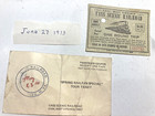 Vintage Cass Scenic Railroad  West Virginia -  Ticket And Coupon   1973