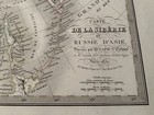 Old Antique Siberia Russia    lapie    Map 1832  Carte De La Siberie Russie Dasie