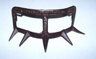 Metal Handmade Mask Accessory Spike Gimp Spooky Gladiator Calf Weaner Scary