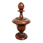 Decorative Wood Post Finial Newel 4 84 In Vintage French Architectural Salvage