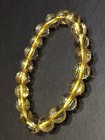 Natural Gold Rutilated Quartz   Round   Beads   Wealthy Bracelet  Aaaaa