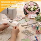 100pcs 3 Inch Pearl Head Straight Pins Sewing Decorative Pins For Wedding Flower