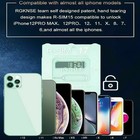 Turbo Unlock Chip Sim Card Heicard For Apple Iphone 12 11 xr 8 8 Plus 7 6s 5 Lot