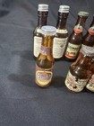 Lot Of 14 Vintage Mini Beer   Whiskey Bottle Salt Pepper Shakers Acme Fort Pitt