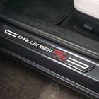 Dodge Challenger R t Real Carbon Fiber 4 Pcs Door Sill Kick Plates
