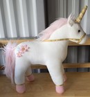 Unicorn Plush Stuffed Animal Pink White Gold Horn New With Tags