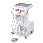 Portable Dental Mobile Delivery Unit With Compressor Suction Ultrasonic Scaler
