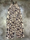 Vintage Walls Master Made Brown Duck Camo Bib Overalls 38x32 Tall