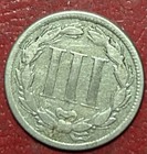 1868 Three Cent Nickel  Free Shipping