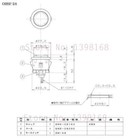 Original Sanwa Obsf-24 Arcade Push Button For Mame Arcade1up 24mm Games