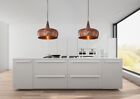 Vintage Copper Pendant Light  Oxidized Dome Ceiling Light  Hammered Kitchen
